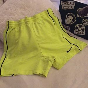 Nike running shorts NEON